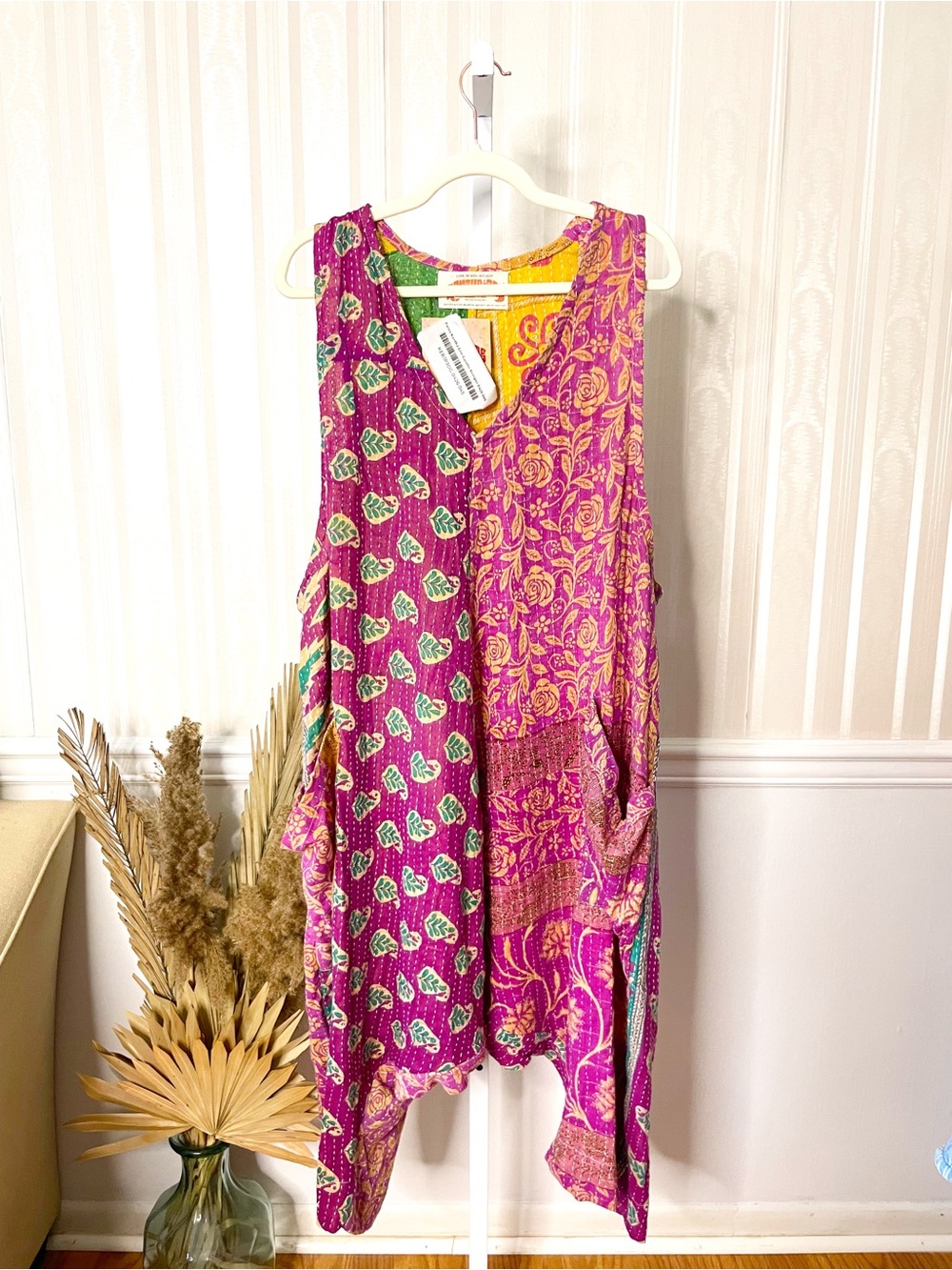 Kantha Bae Erin Culotte Romper OS